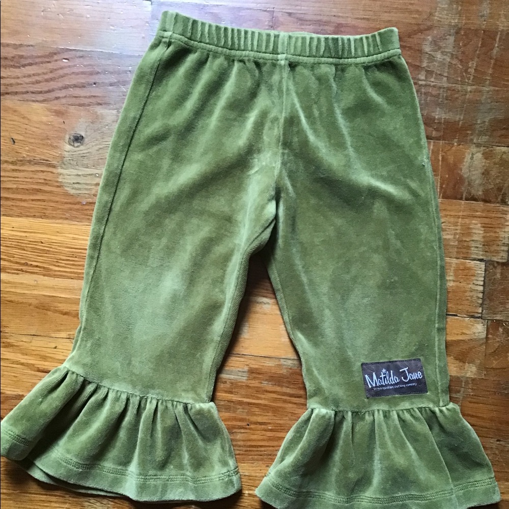 Velour flare pants